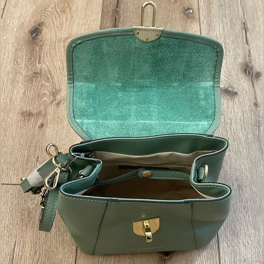 Viola Castellani Raffia Flap Backpack - Picture 3 of 9